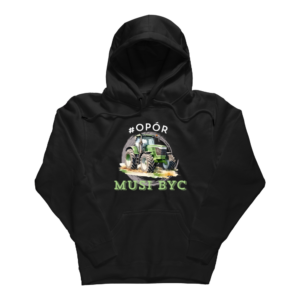 Bluza z kapturem OPÓR MUSI BYĆ, PERSONALIZACJA