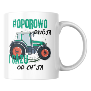 Kubek OPOROWO DWÓJA, personalizacja