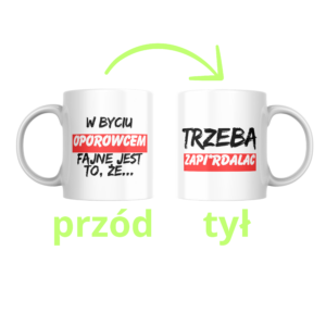 Kubek W BYCIU OPOROWCEM czerwony