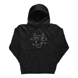 Bluza z kapturem HAFT krowa, personalizacja