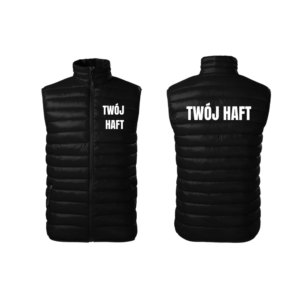 bezrękawnik pikowany PREMIUM HAFT, personalizacja