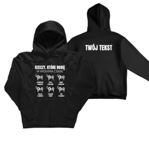 Bluza z kapturem WOLNY CZAS KROWY