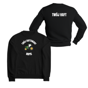 Bluza HAFT TRAKTORY, PERSONALIZACJA