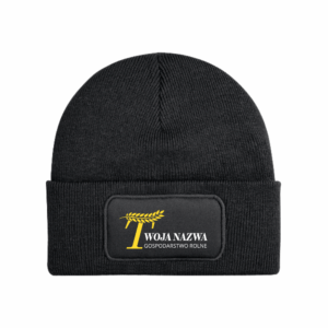 CZAPKA zimowa litera zboże agro logo