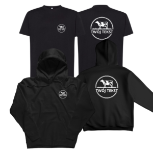 ZESTAW koszulka + bluza PERSONALIZACJA KROWA