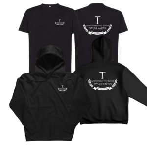 ZESTAW koszulka + bluza PERSONALIZACJA HERB